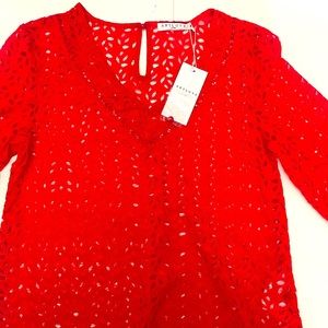 NEW Art Love Paris Milan Blouse in red Size S